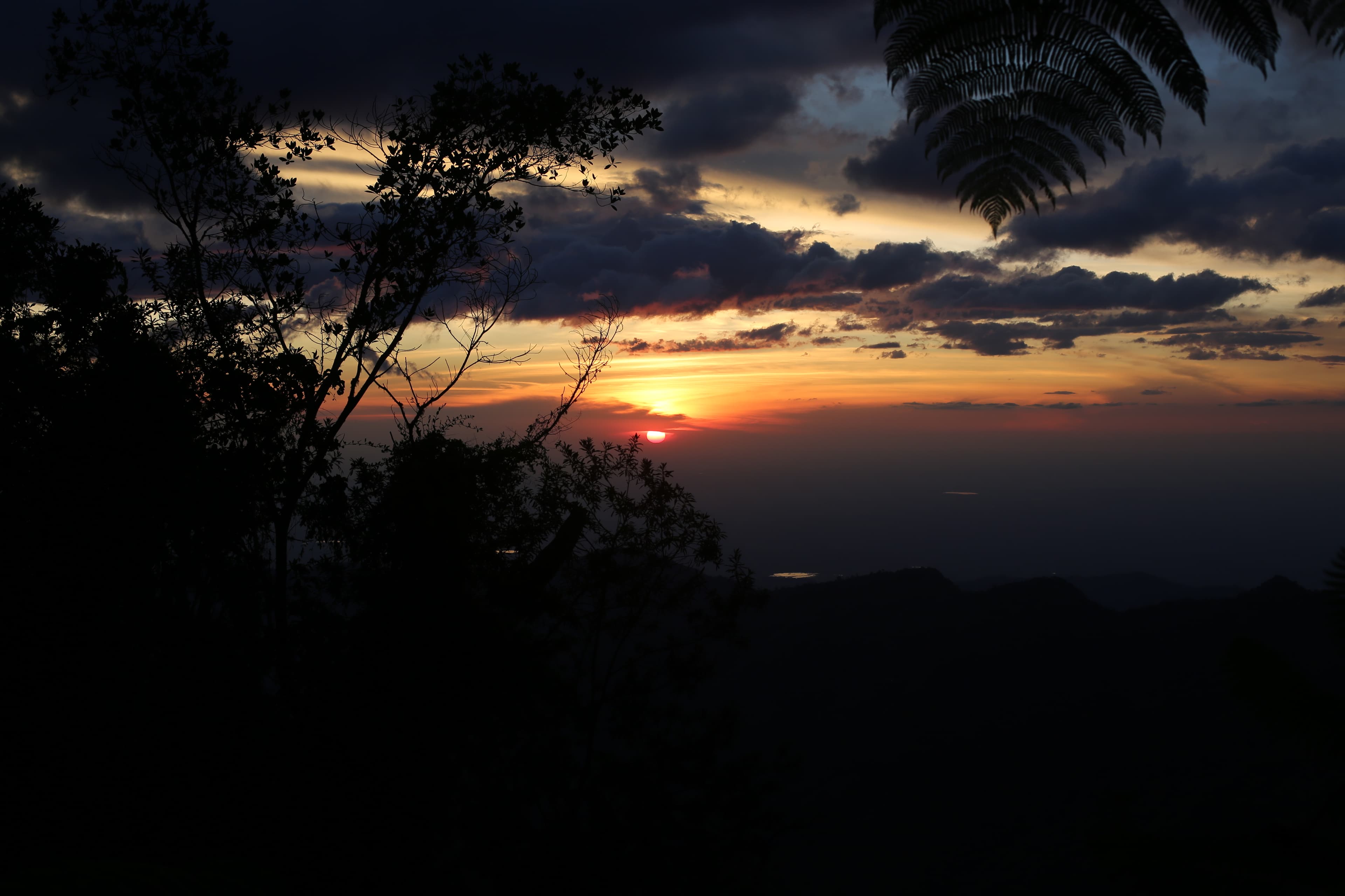 Montañas y nubes sobre el Perijá
